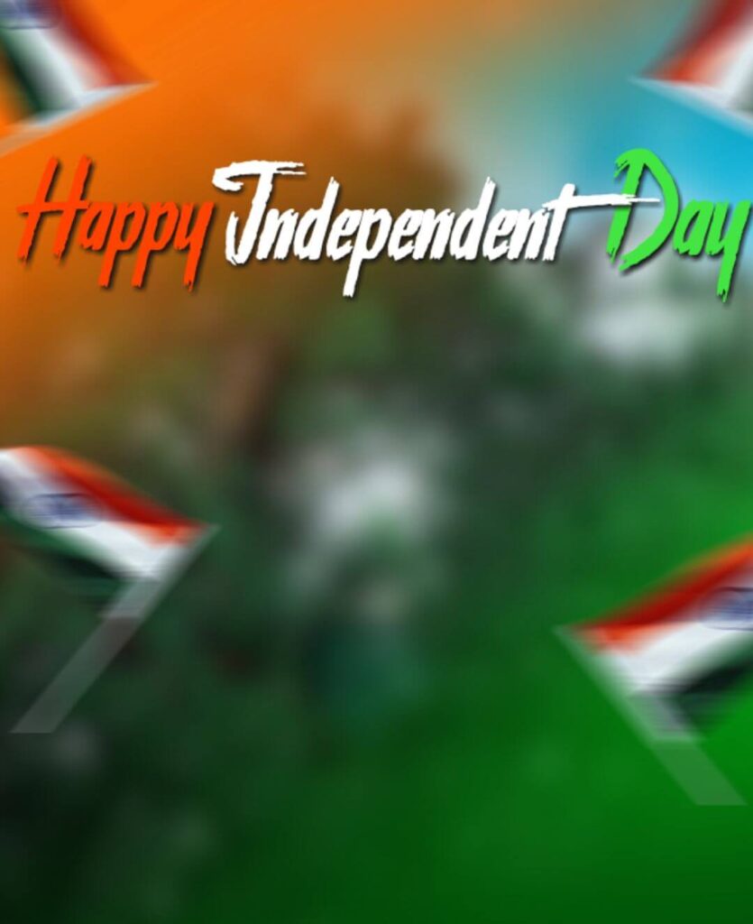 Happy independence editing background