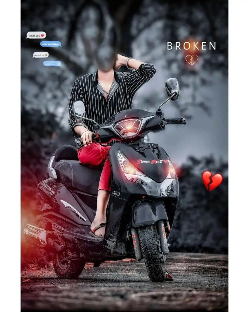 face cut boy broken heart with bike cb background images 22 face cut boy broken heart with bike cb background images