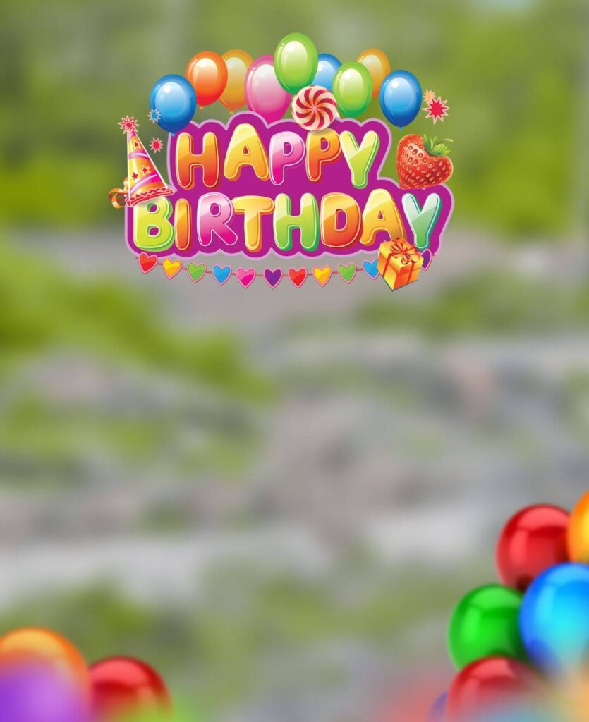 Happy Birthday HD Editing Background