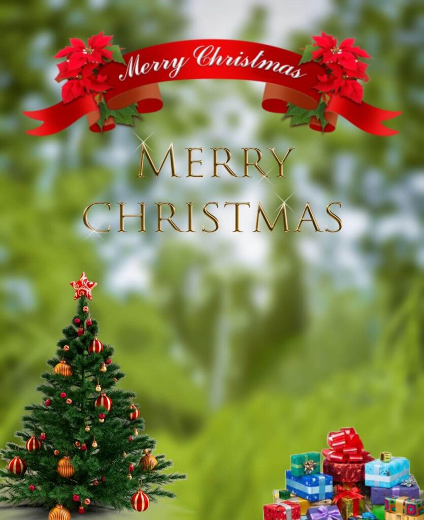 Merry Christmas Day Editing Background