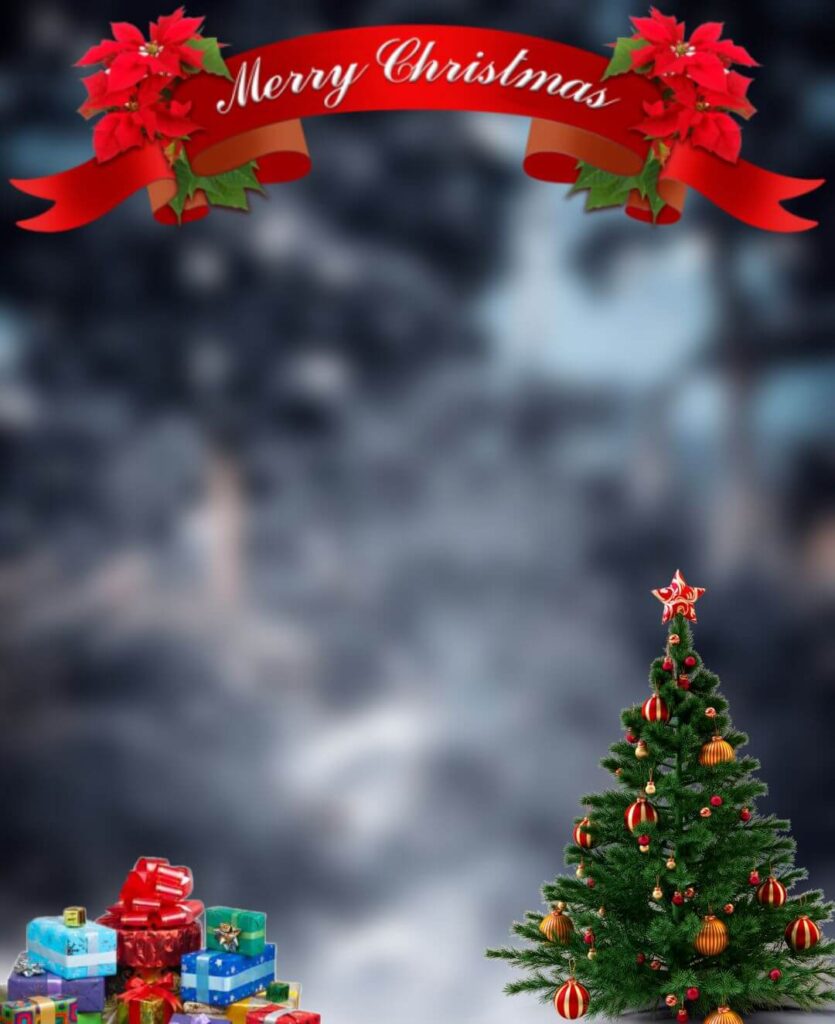 Merry Christmas Day HD CB Editing Background