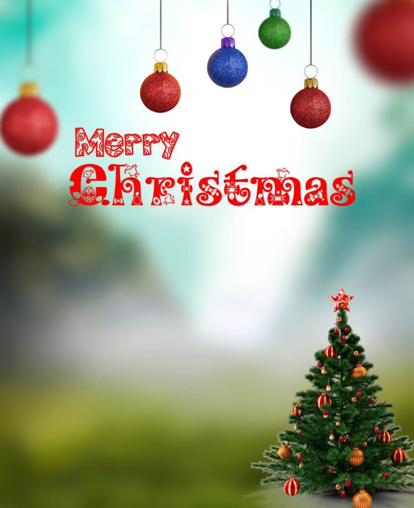 Merry Christmas Day Tree CB background