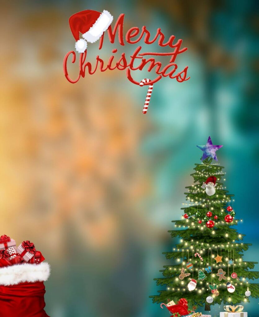 Merry Christmas Tree CB new Background Download