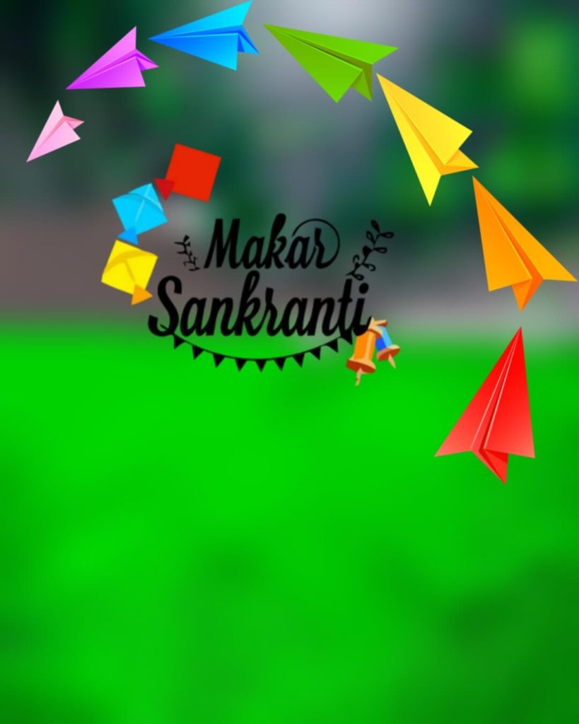 Hd Makar Sankranti Photo Editing Background