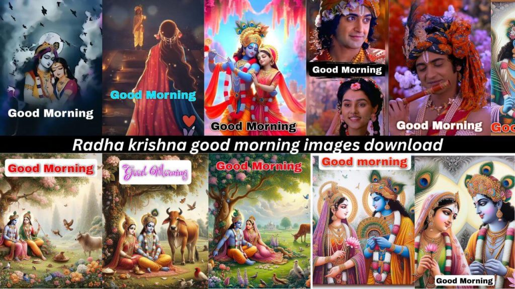 radha krishna good morning