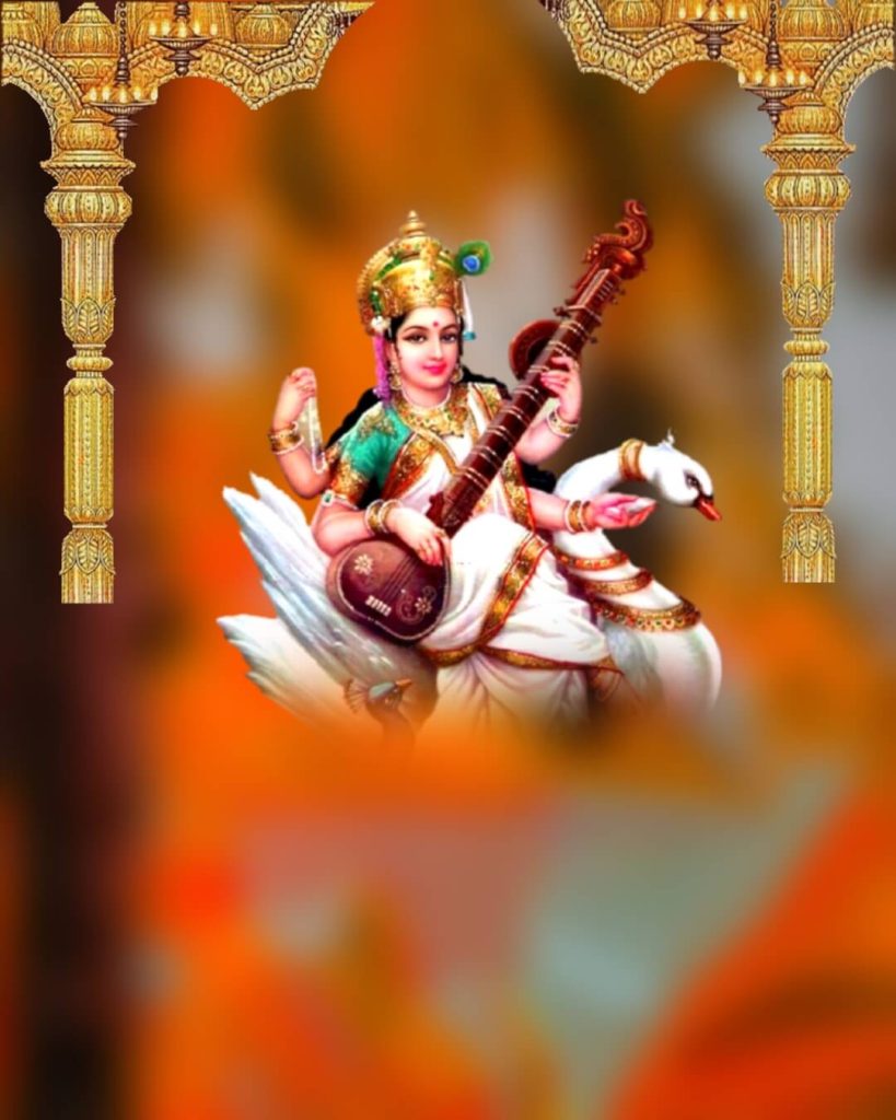 saraswati puja banner images hd