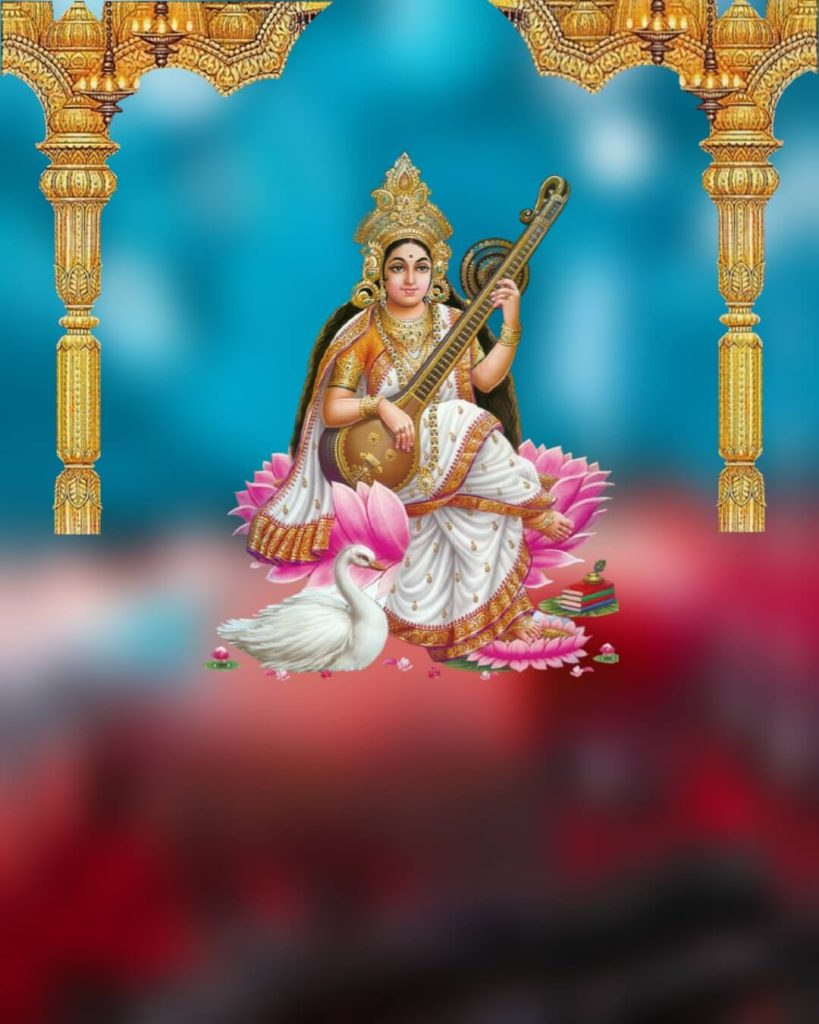 saraswati puja poster