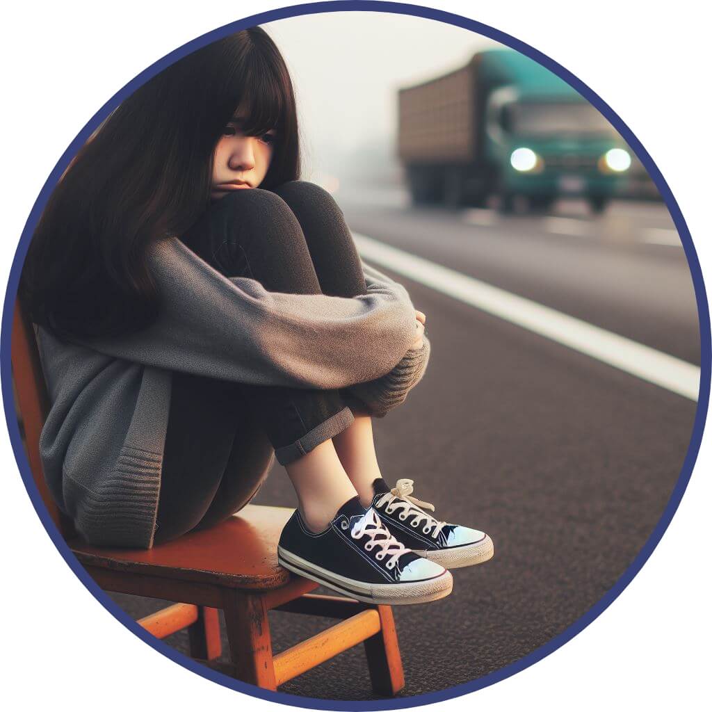 alone sad girl dp
