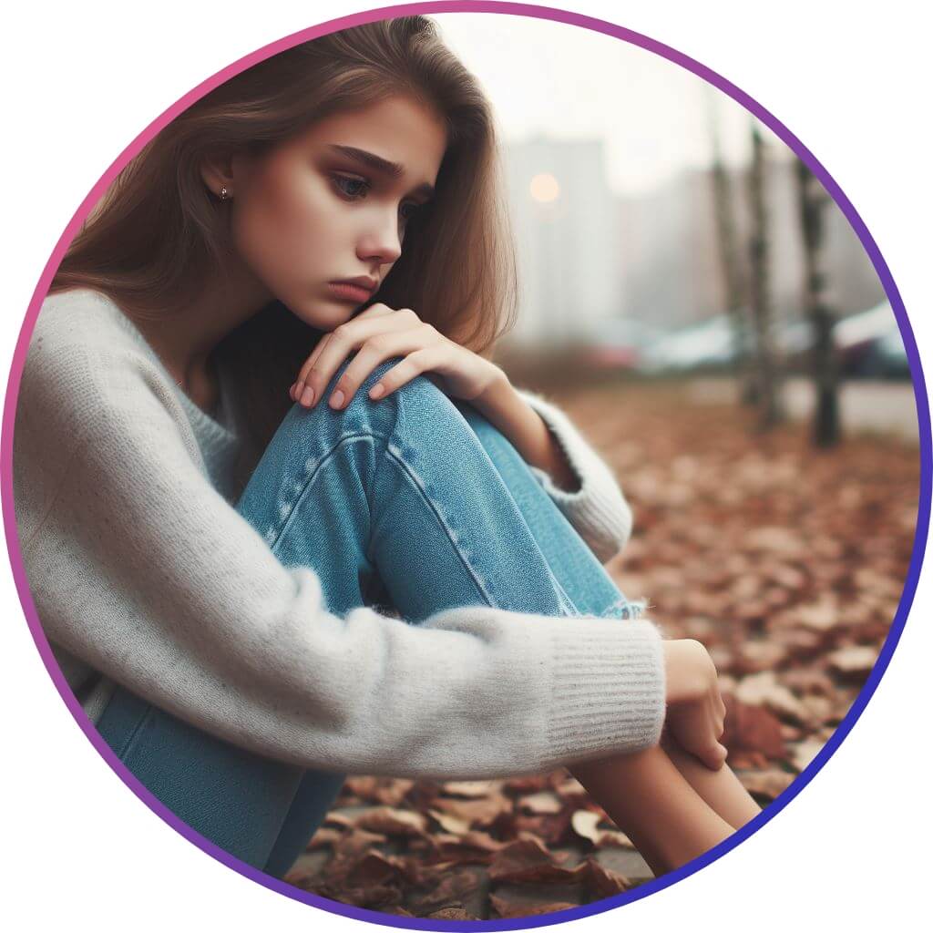 sad girl dp