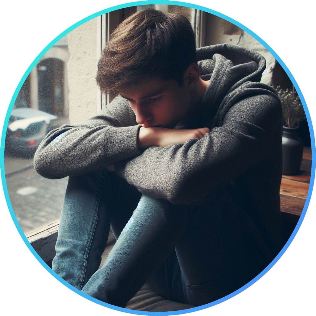 very sad alone dp