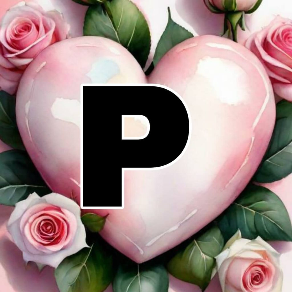 p name dp, pic, photos for whatsapp & instagram 2024 13 p letter love images