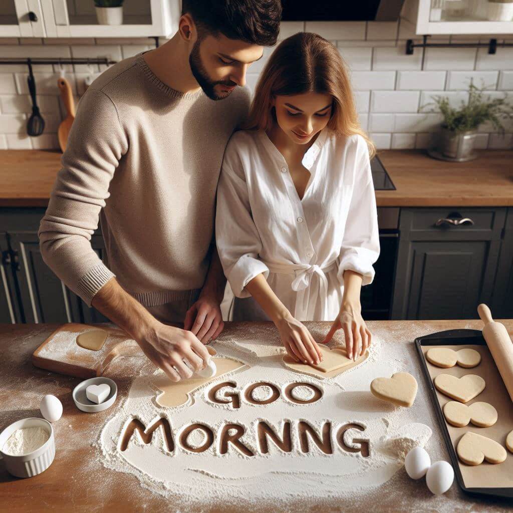 good morning love images hindi