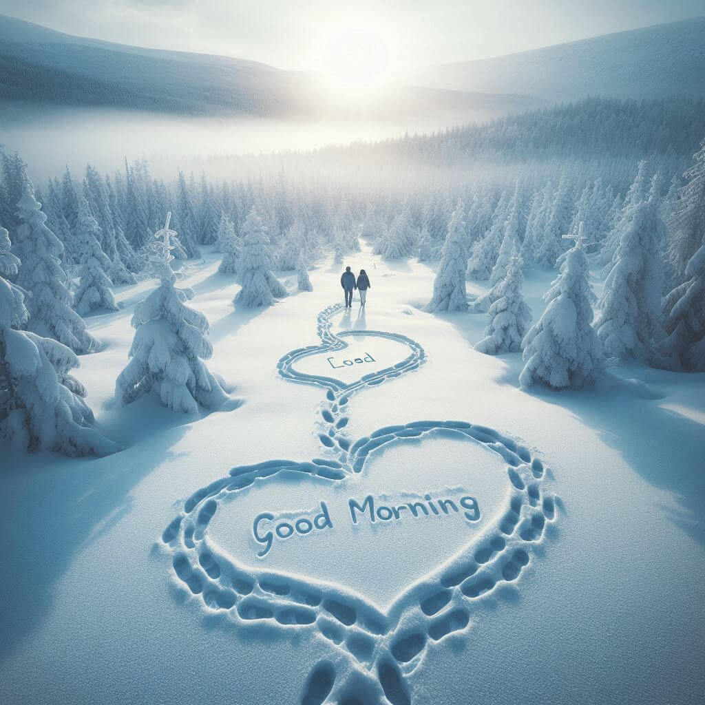 good morning love rose image