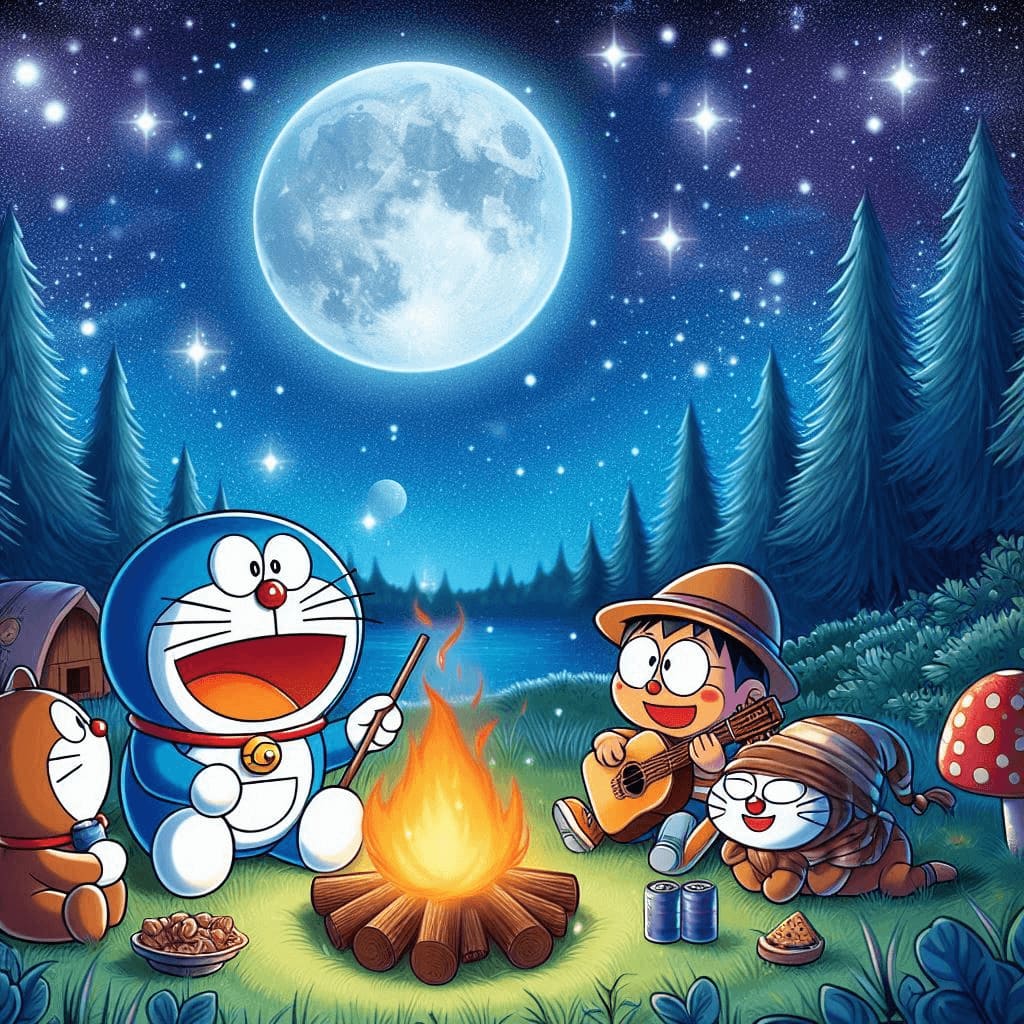 Doraemon wallpaper 4k, 8k full hd download free 2024 4 doraemon 3d wallpaper