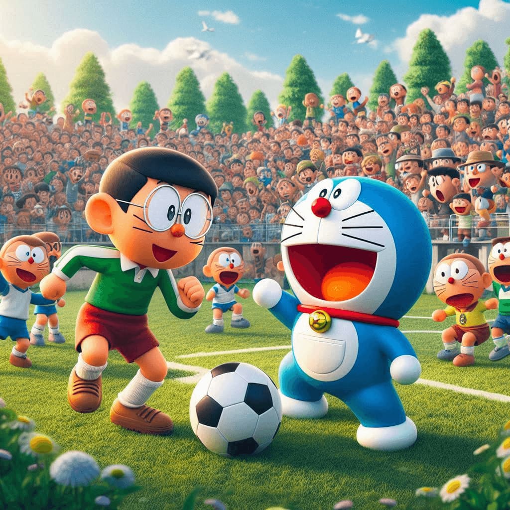 Doraemon wallpaper 4k, 8k full hd download free 2024 7 doraemon and friends wallpaper