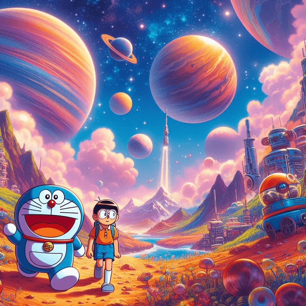 Doraemon wallpaper 4k, 8k full hd download free 2024 19 doraemon nobita wallpaper
