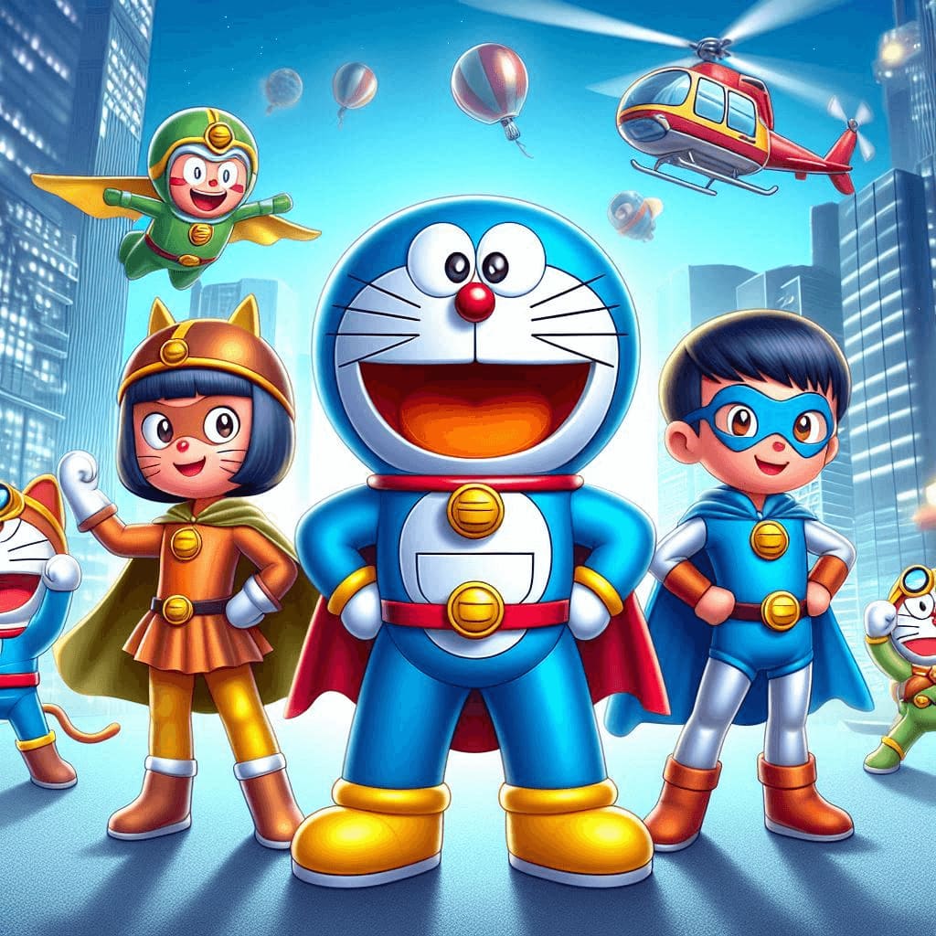 Doraemon wallpaper 4k, 8k full hd download free 2024 36 hd doraemon wallpaper