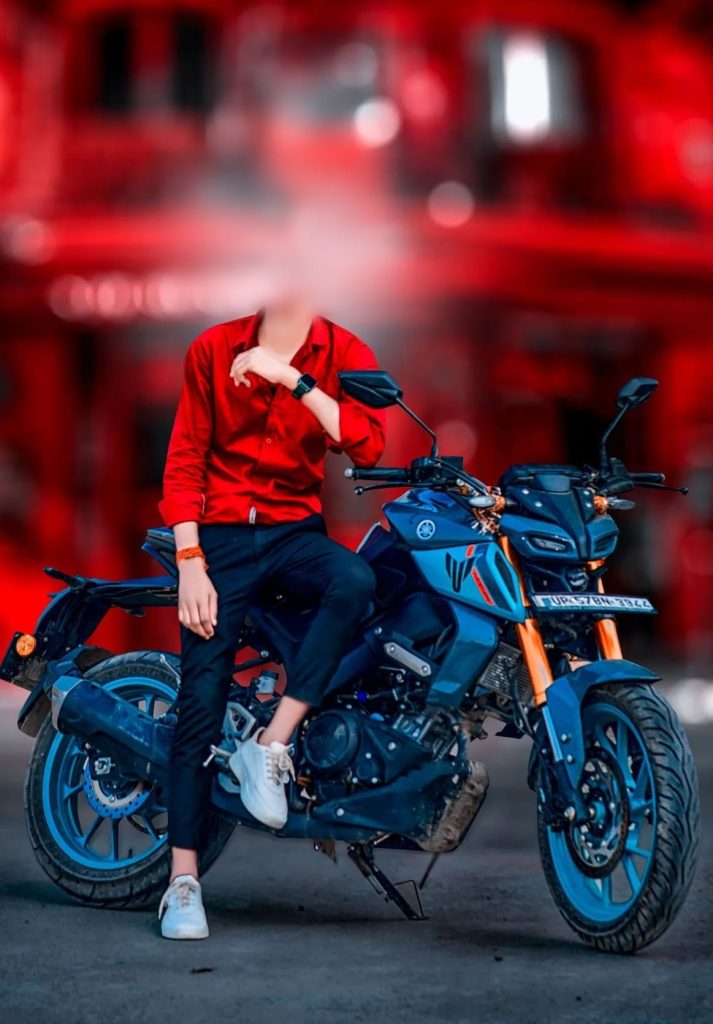 head cut boy with bike cb background editing