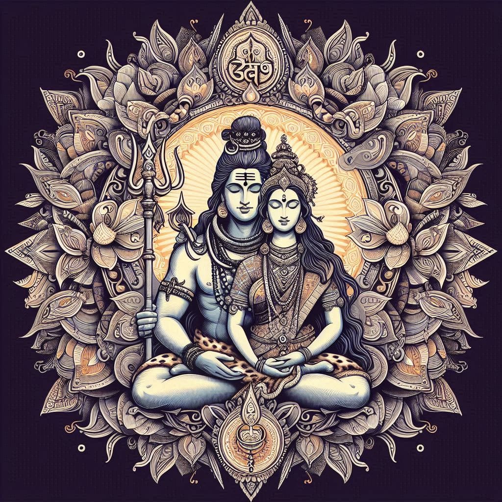Shiv Parvati HD Wallpaper (Free Photos Download 2024) 7 shiv and parvati wallpaper hd
