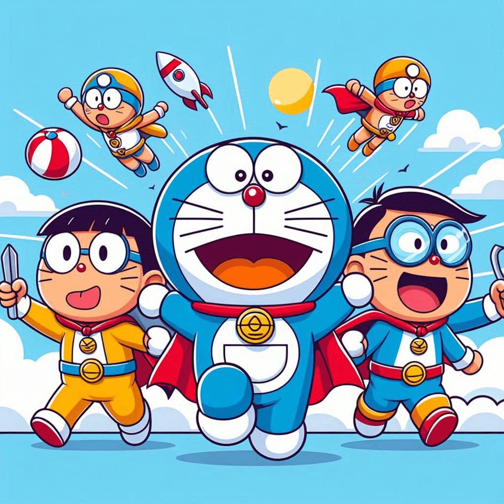 Doraemon wallpaper 4k, 8k full hd download free 2024 44 wallpaper nobita doraemon