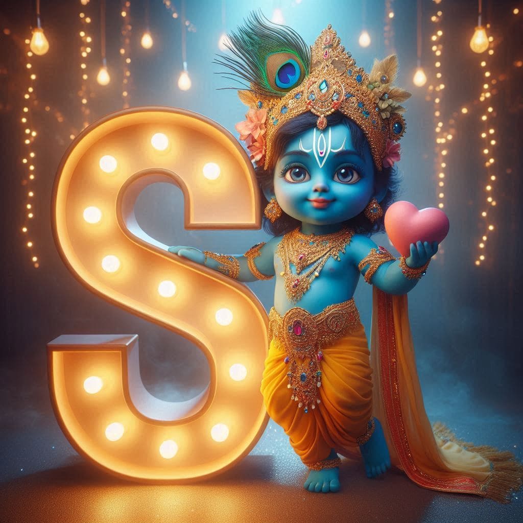 Krishna Janmashtami First Letter 3D Name Ai Image Free 63 Beautiful krishna janmashtami dp download hd for whatsapp
