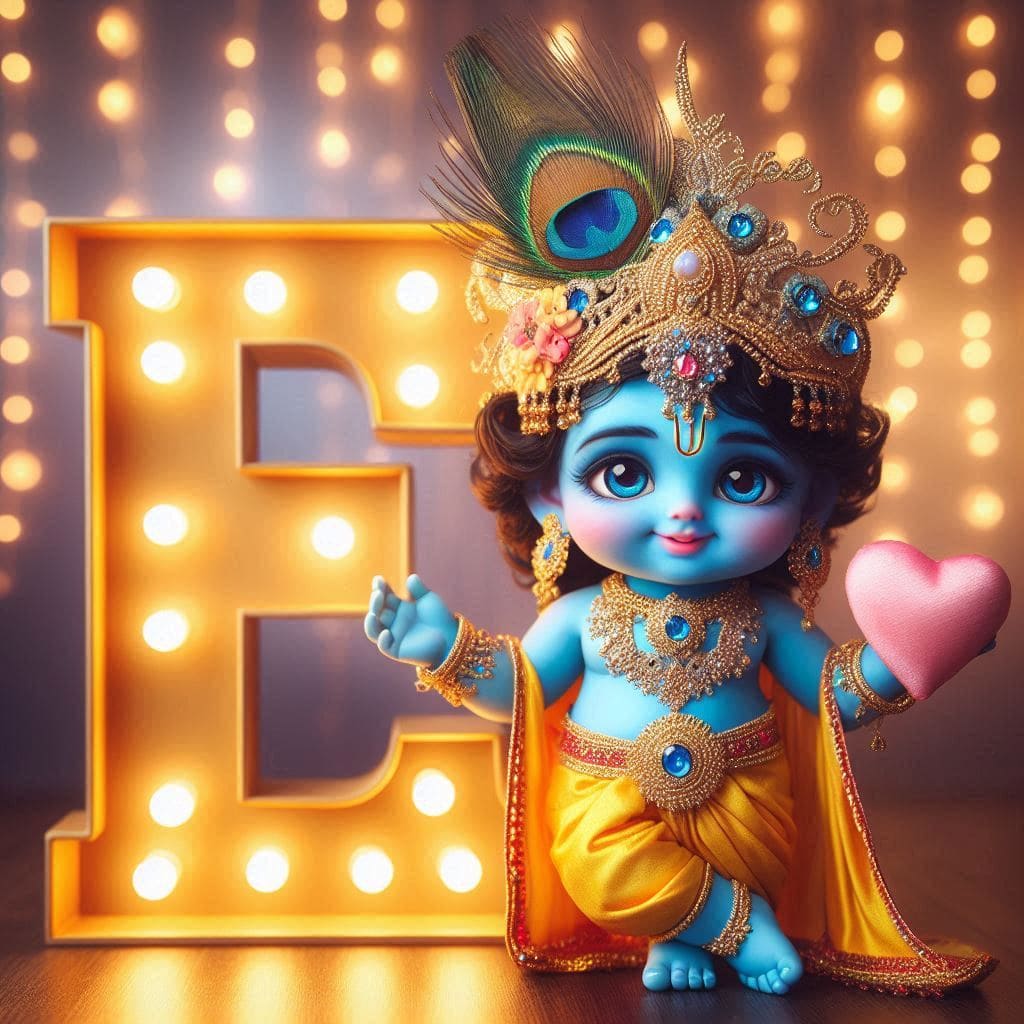 Krishna Janmashtami First Letter 3D Name Ai Image Free 19 Beautiful krishna janmashtami dp download