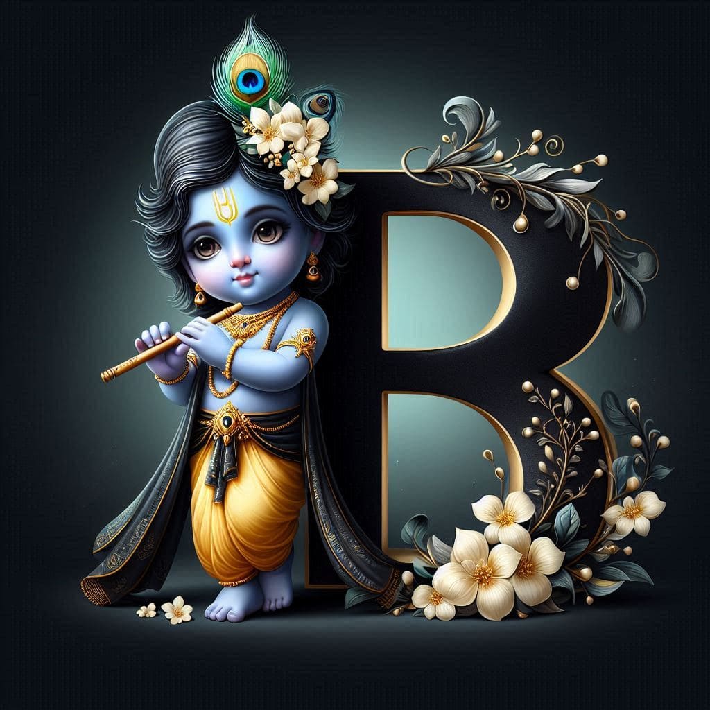Krishna Janmashtami First Letter 3D Name Ai Image Free 9 Beautiful krishna janmashtami dp images for whatsapp