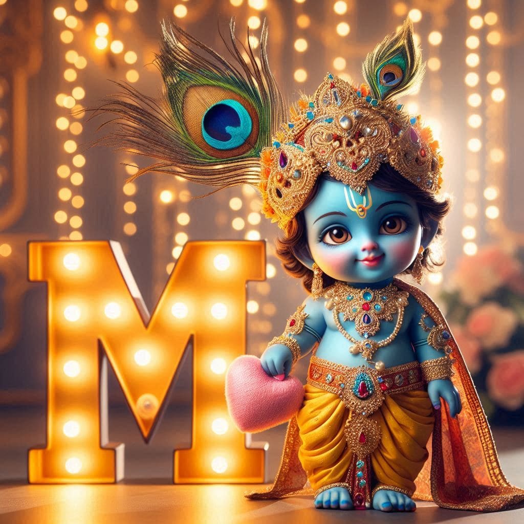 Krishna Janmashtami First Letter 3D Name Ai Image Free 43 Beautiful krishna janmashtami dp photos hd download