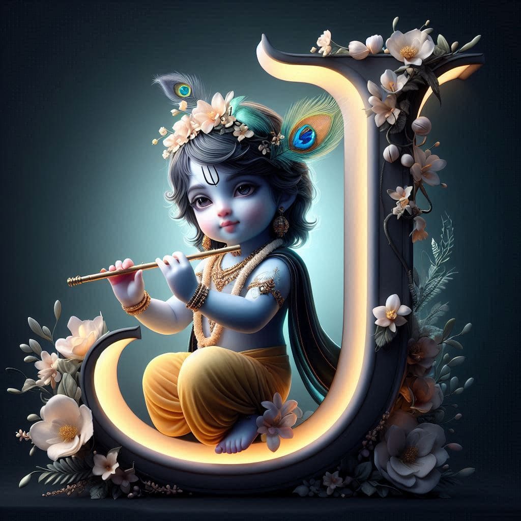 Krishna Janmashtami First Letter 3D Name Ai Image Free 32 Best krishna janmashtami dp photos for whatsapp