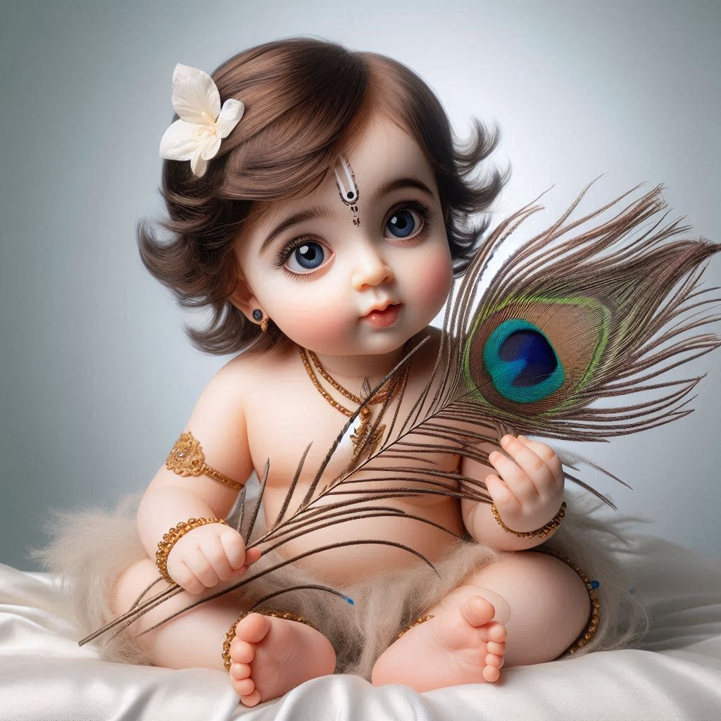 Happy Krishna Janmashtami Images 2024 (Baby Krishna) 6 Happy krishna janmashtami baby images download