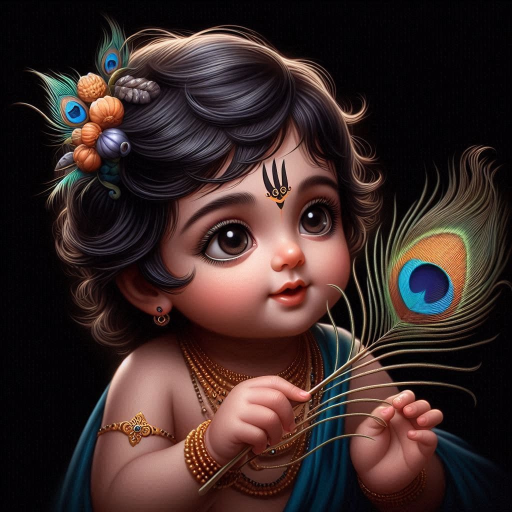Happy Krishna Janmashtami Images 2024 (Baby Krishna) 13 Happy krishna janmashtami background hd download