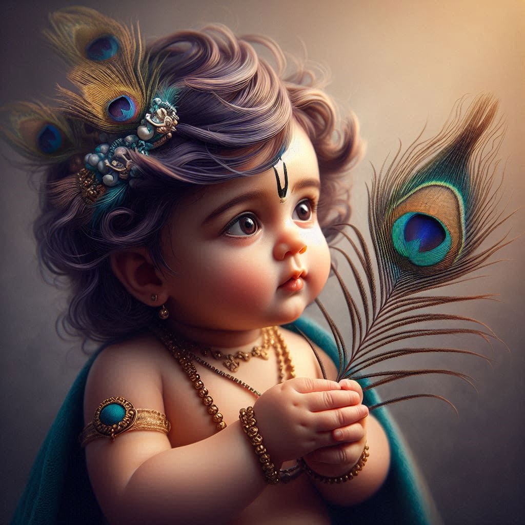 Happy Krishna Janmashtami Images 2024 (Baby Krishna) 26 Janmashtami background hd images free download 2024