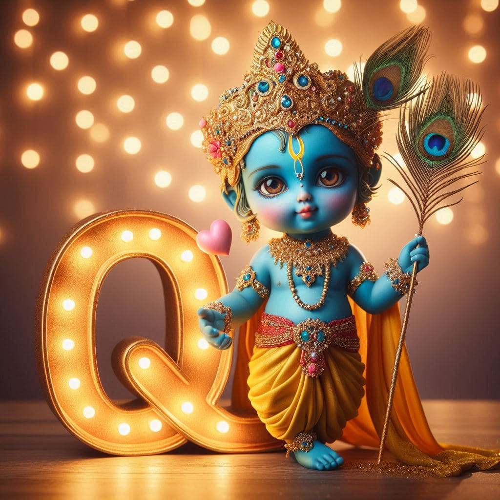 Krishna Janmashtami First Letter 3D Name Ai Image Free 57 Janmashtami photos download