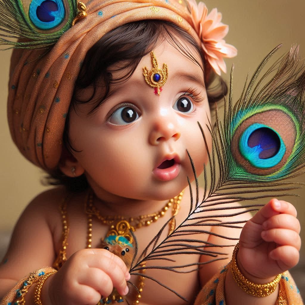 Happy Krishna Janmashtami Images 2024 (Baby Krishna) 33 Janmashtami wallpaper download