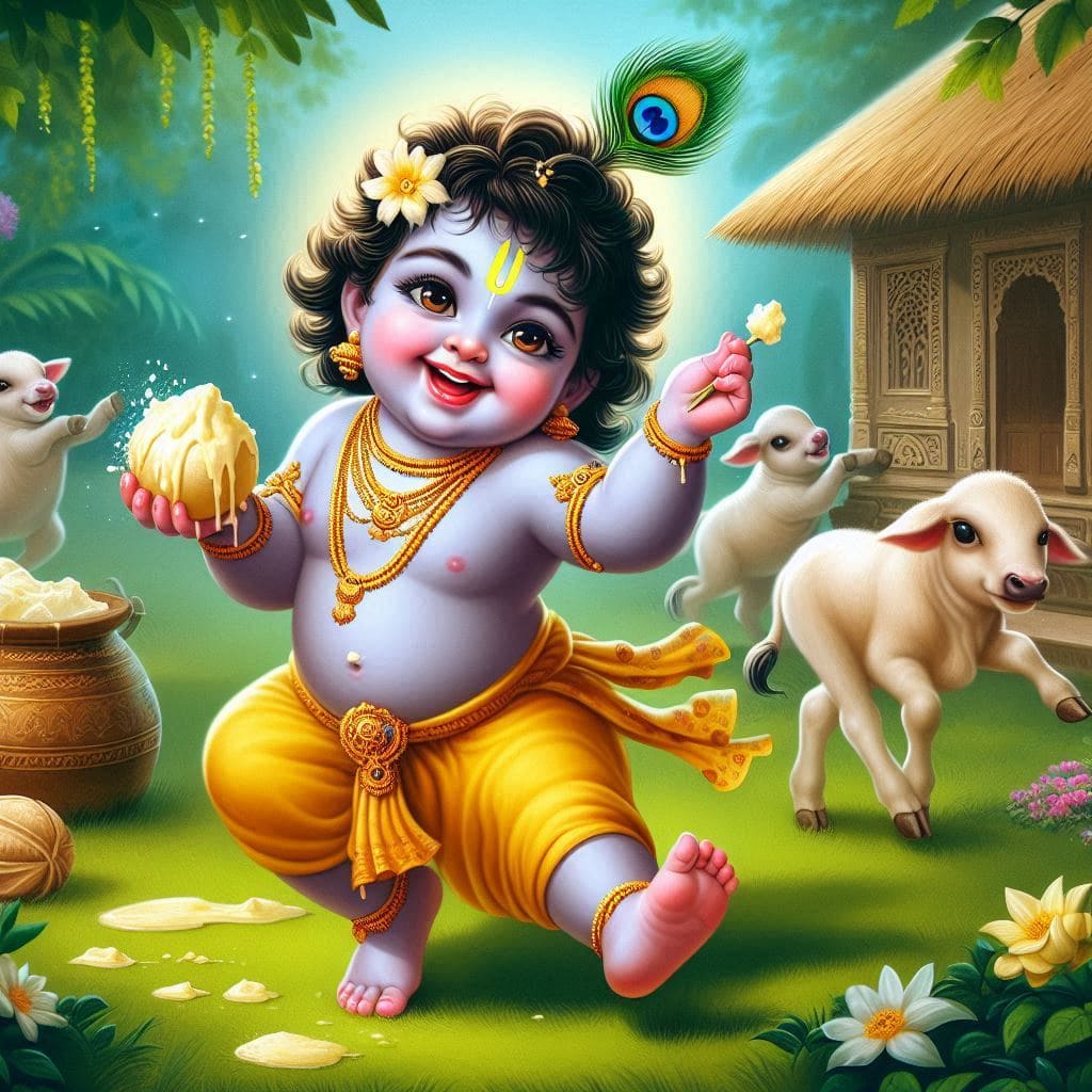 Happy Krishna Janmashtami Images 2024 (Baby Krishna) 34 Janmashtami wallpaper for mobile hd download