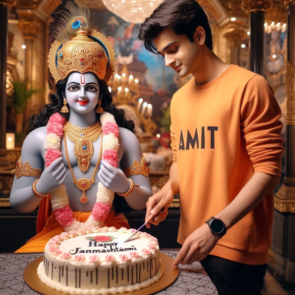 Krishna Janmashtami Ai Image Prompts 2024 Bing Images 9 Krishna AI Generated images Wallpaper