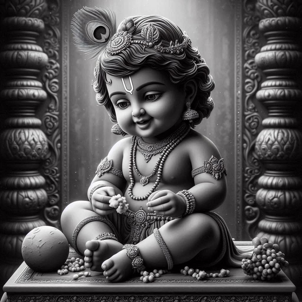 Happy Krishna Janmashtami Images 2024 (Baby Krishna) 50 Krishna Wallpaper HD 4k