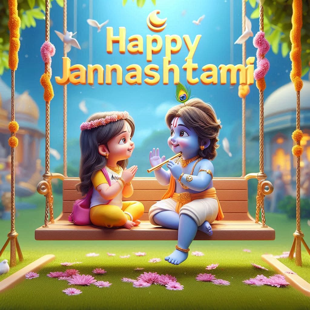Krishna Janmashtami Ai Image Prompts 2024 Bing Images 18 Krishna janmashtami ai image hd download