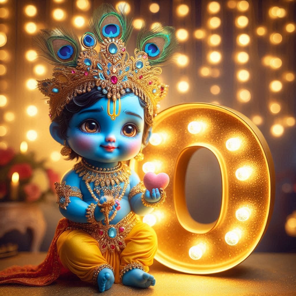 Krishna Janmashtami First Letter 3D Name Ai Image Free 51 Krishna janmashtami dp hd for whatsapp 2021