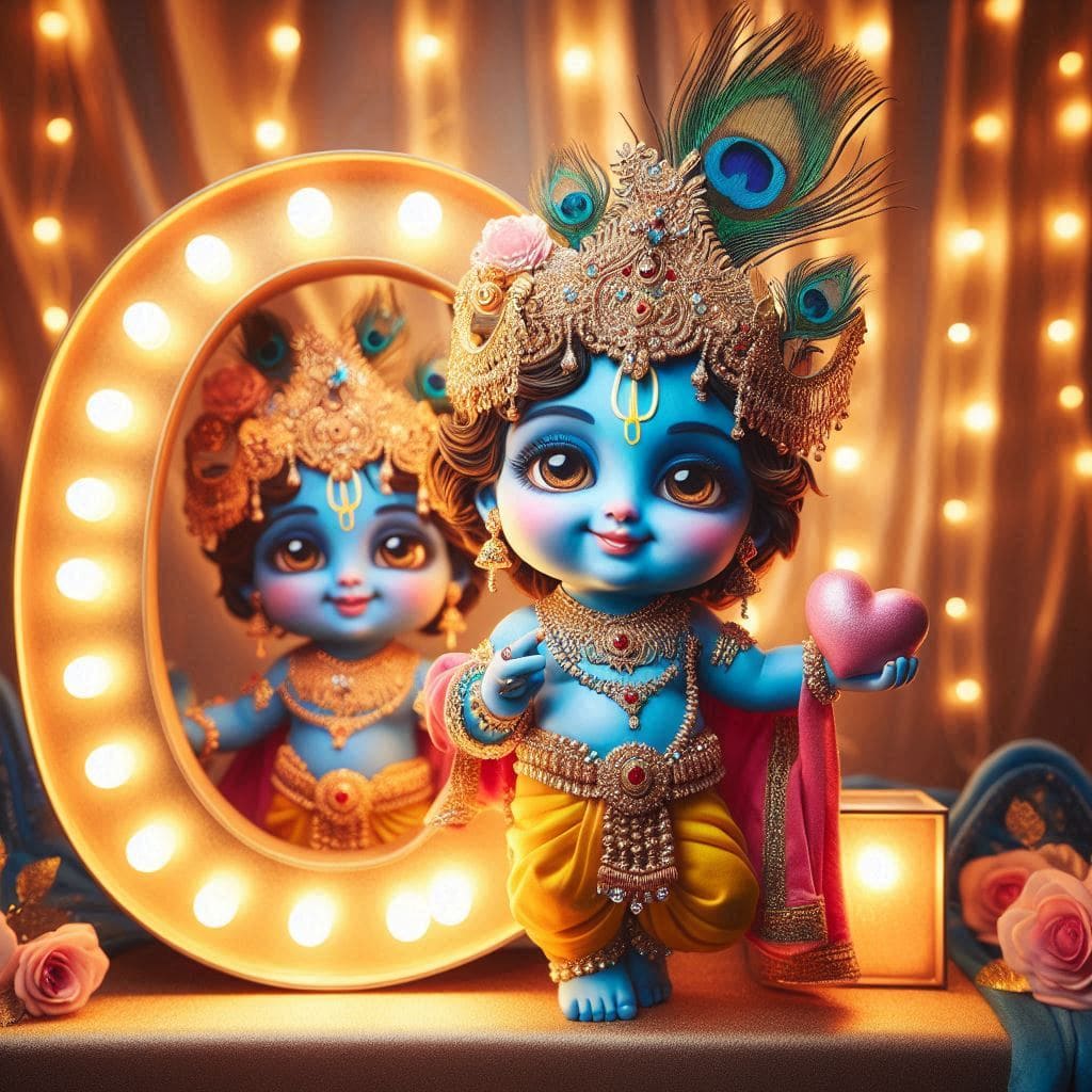Krishna Janmashtami First Letter 3D Name Ai Image Free 50 Krishna janmashtami dp hd for whatsapp free download