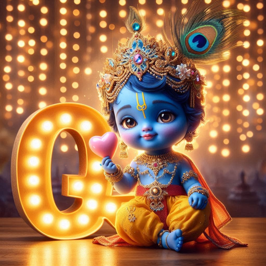 Krishna Janmashtami First Letter 3D Name Ai Image Free 55 Krishna janmashtami dp photos for whatsapp hd download