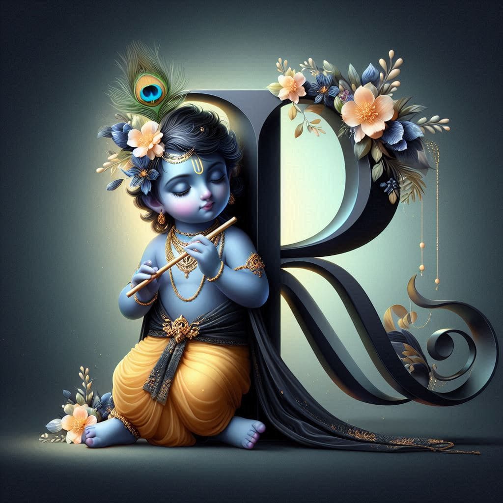 Krishna Janmashtami First Letter 3D Name Ai Image Free 59 Krishna janmashtami dp photos hd download 2021