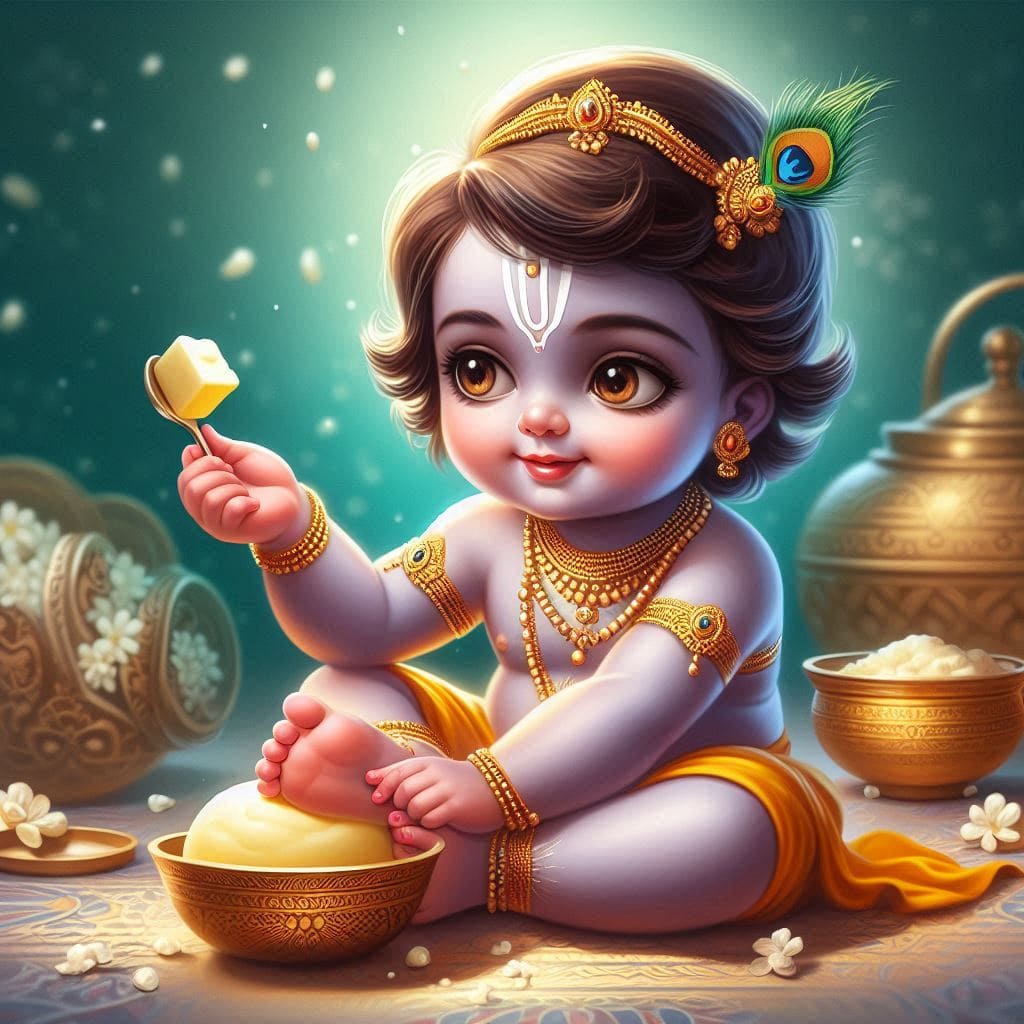 Happy Krishna Janmashtami Images 2024 (Baby Krishna) 46 Krishna janmashtami wallpaper hd 1080p download