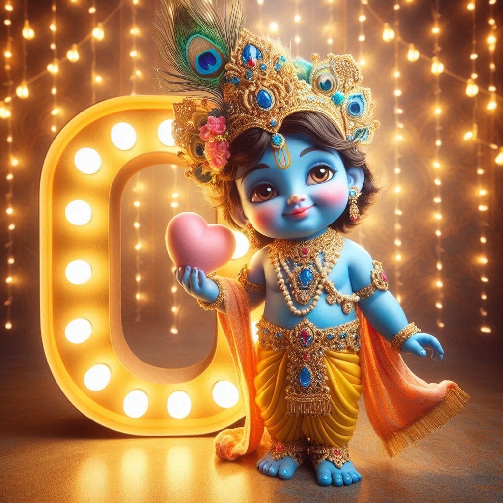 Krishna Janmashtami First Letter 3D Name Ai Image Free 48 Lord Krishna HD wallpapers 1920x1080 free download