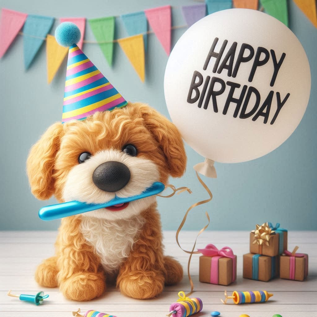 Happy Birthday backgroundĀ HD 4k free download 2024 42 happy birthday puppy background