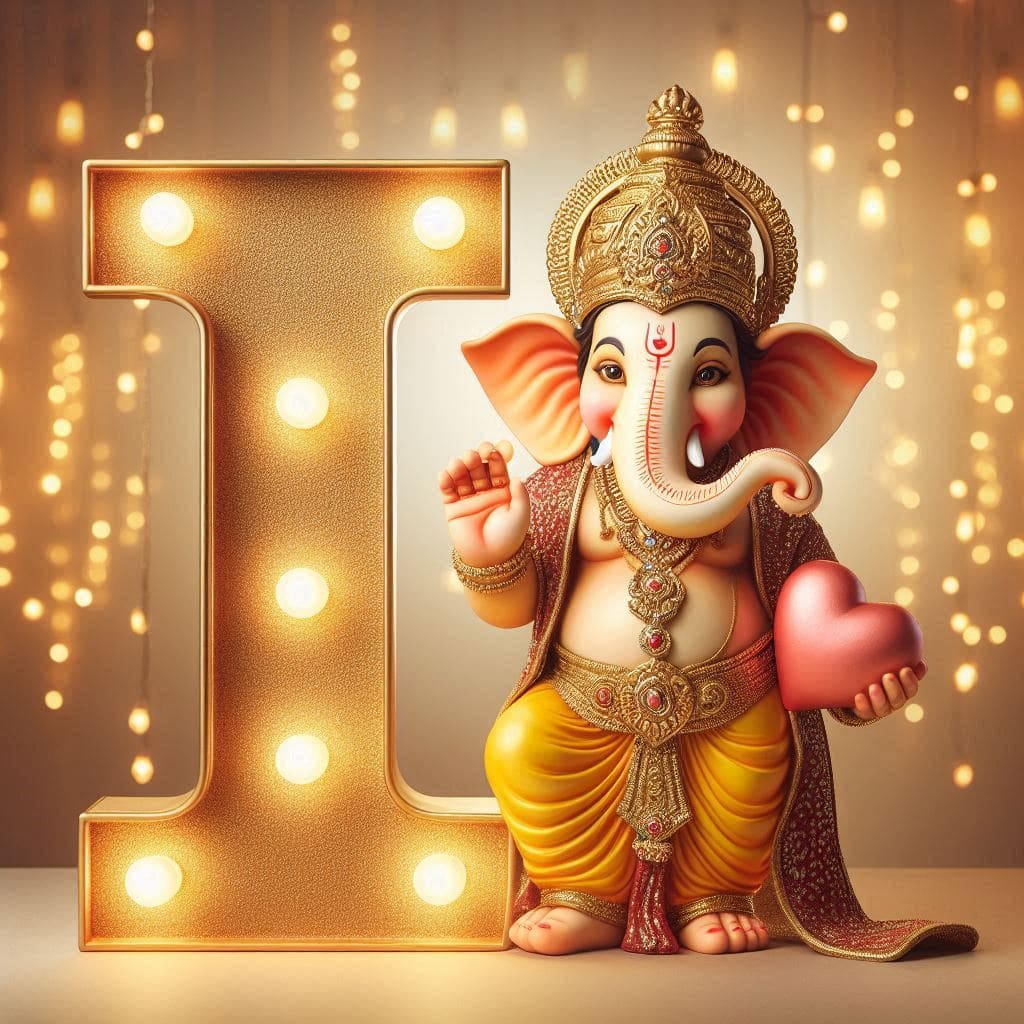 Ganesh Chaturthi 3D Name Art Ai Image Free Download 22 Ganesh AI images Hd 4k 1080p