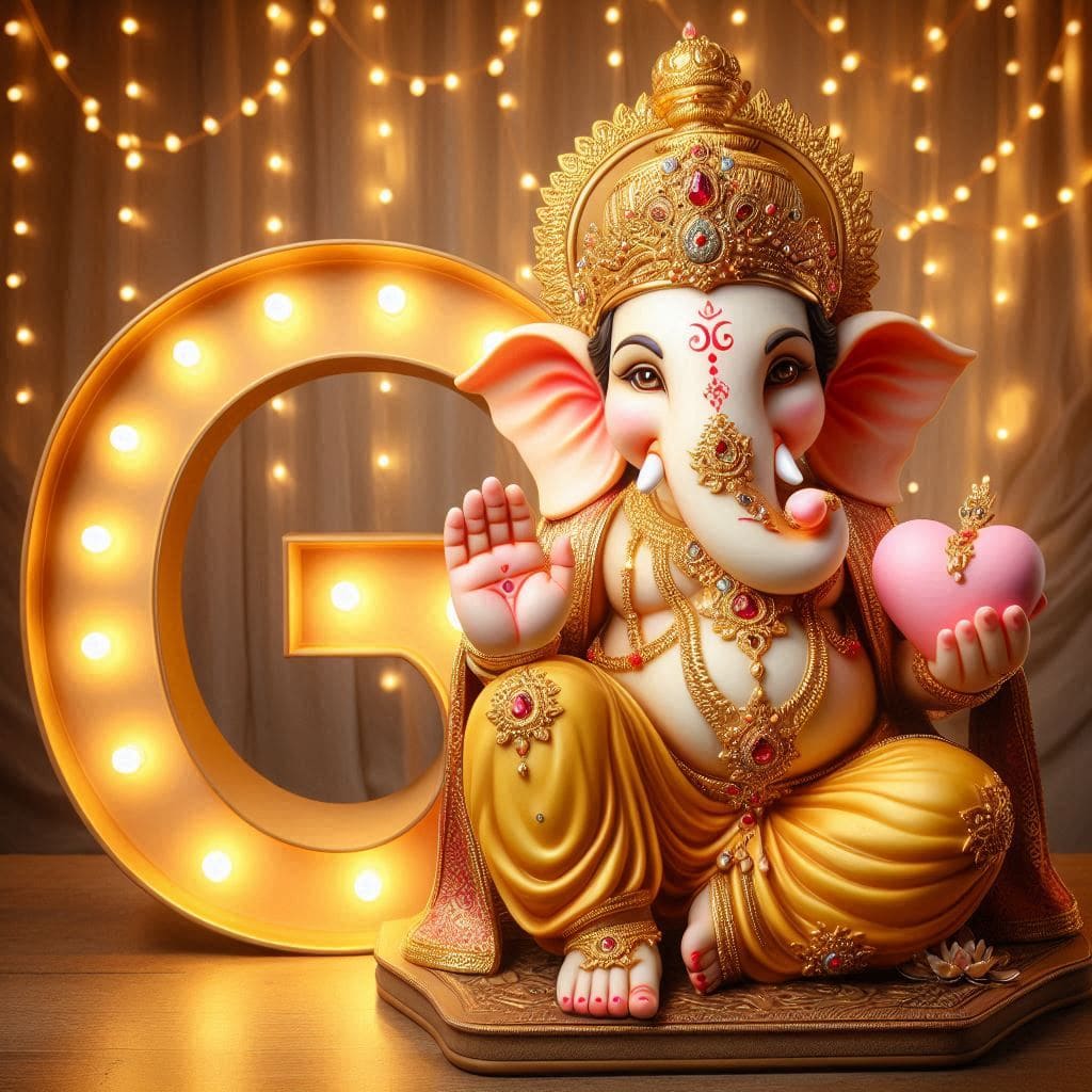 Ganesh Chaturthi 3D Name Art Ai Image Free Download 17 Ganesh AI images Hd free new