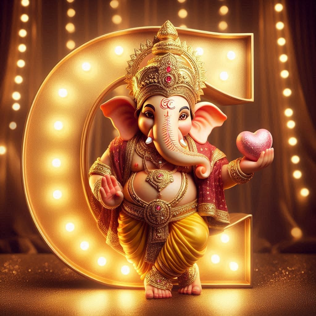 Ganesh Chaturthi 3D Name Art Ai Image Free Download 8 Ganesh AI images Hd viral