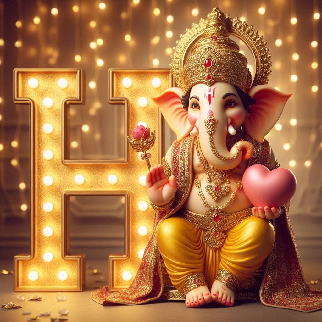 Ganesh Chaturthi 3D Name Art Ai Image Free Download 20 Ganesh ai images hd download