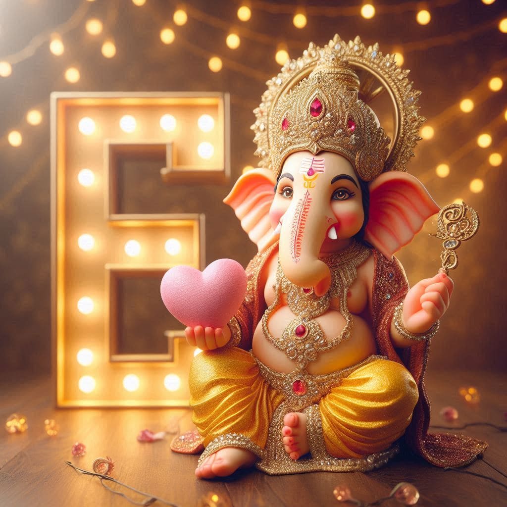 Ganesh Chaturthi 3D Name Art Ai Image Free Download 12 Ganesh chaturthi ai images download free